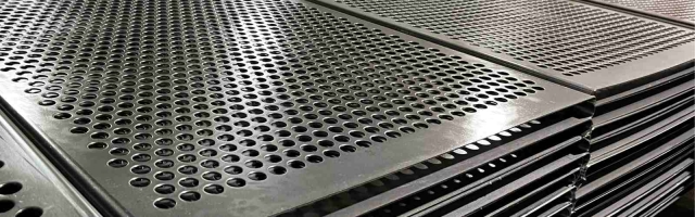 multiple perforated metal sheet formed