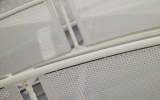 Curved Perforated Metal Sunshades
