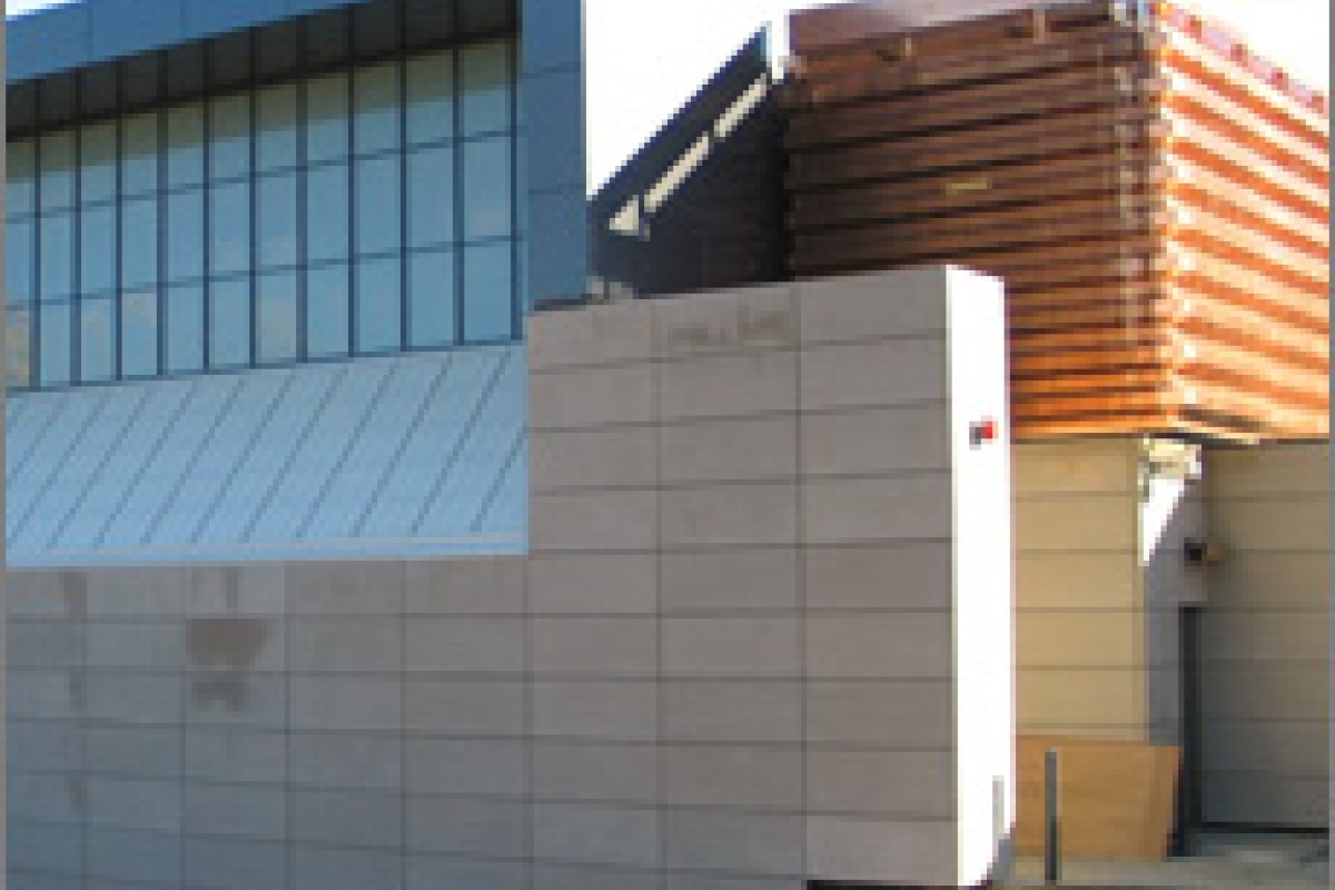 Perforated Copper Exterior Panels