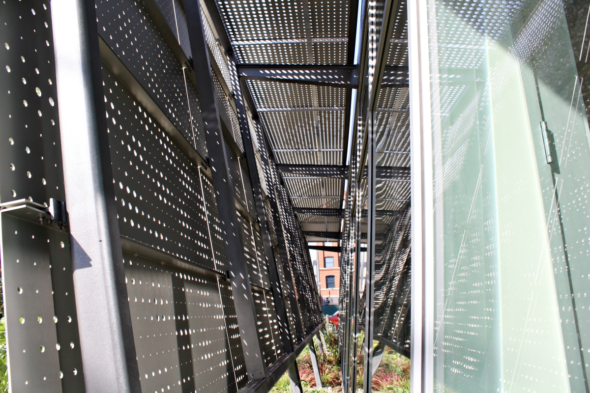 Perforated Facade Support Structure