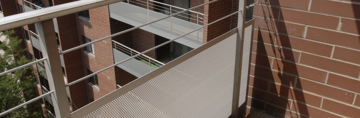 Perforated Metal Balconies Exterior