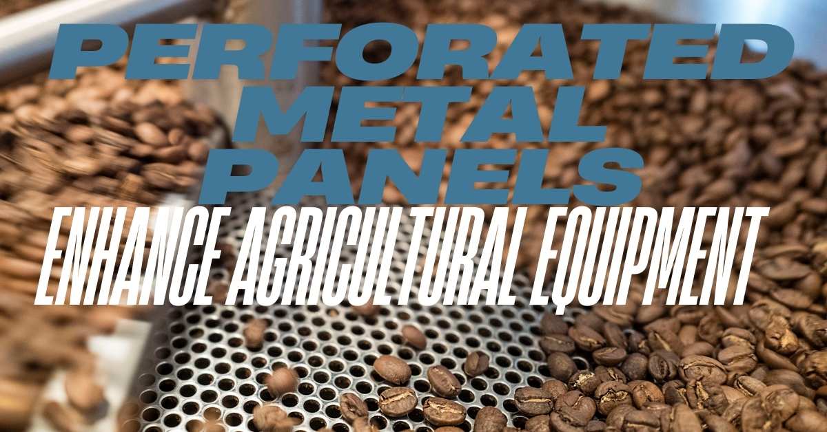 coffee beans sorting over perforated metal