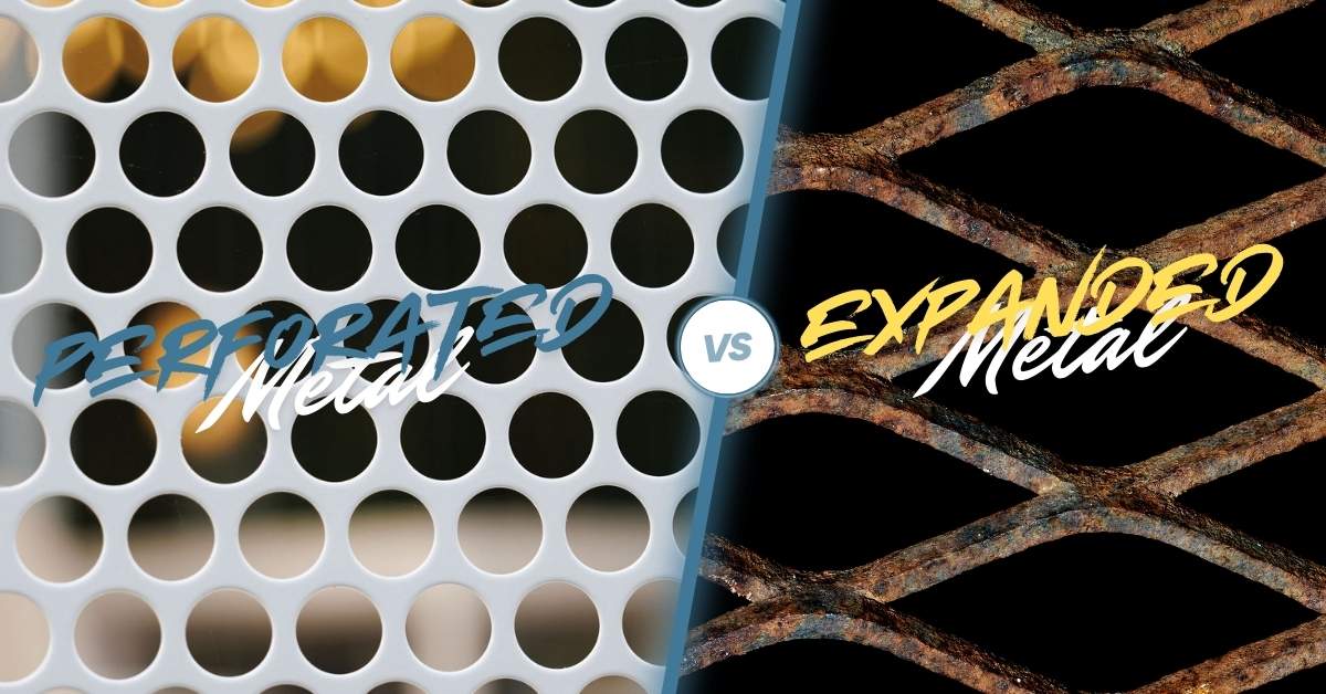 perforated vs expanded metal post image