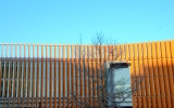 Tenley Library Vertical Perforated Metal Sunshades