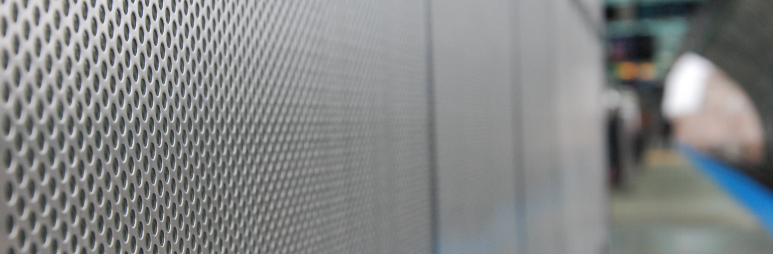 Perforated Divider Wall