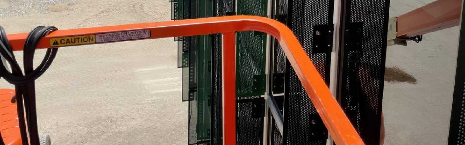 installing perforated metal