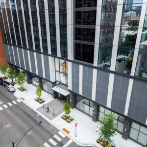 Perforated Metal on 1101 W. VanBuren