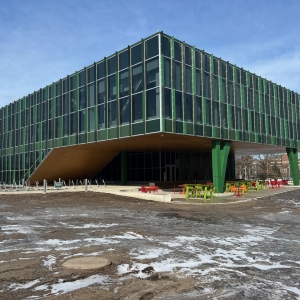 Perforated Sunshades, MSU Multicultural center
